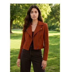 ASTR Anthropologie Jacket faux suede size small